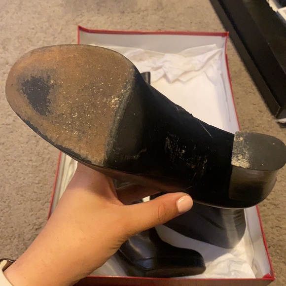 Vintage 90s Sandro Vicari Suede and Patent Leather Pumps  Sandro vicari venezia boots sz 37.5